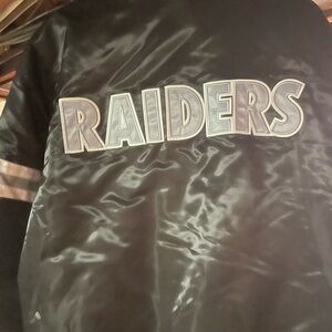 Raiders Starter Black Jacket